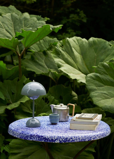 &Tradition Flowerpot VP9 Rechargeable Lamp, Stone Blue