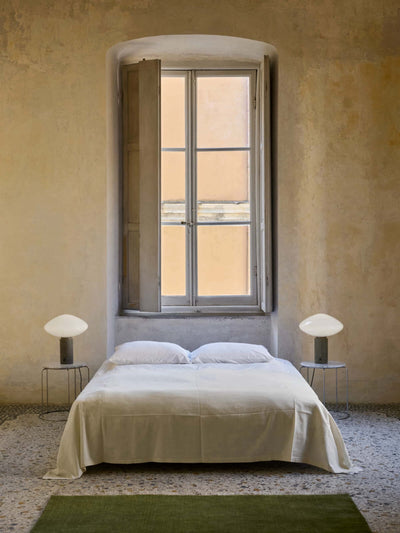&Tradition Wire VP11 stool marble top, bianco carrara