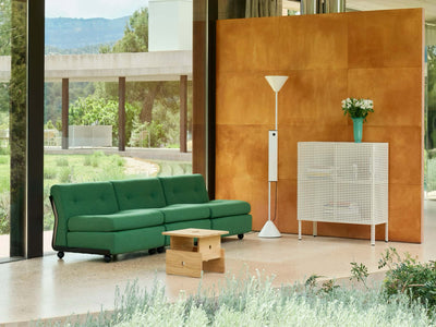Hay Twist floor lamp, cream white