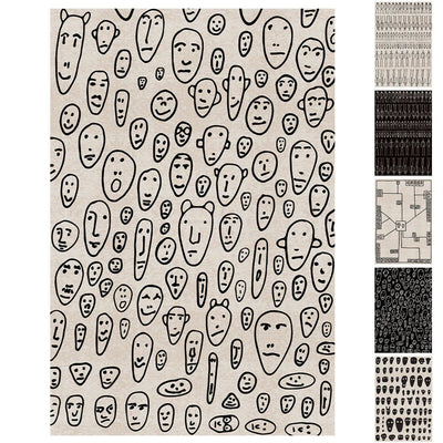 Qeeboo Genetic Tales Rectangular Carpet by Andrea Branzi