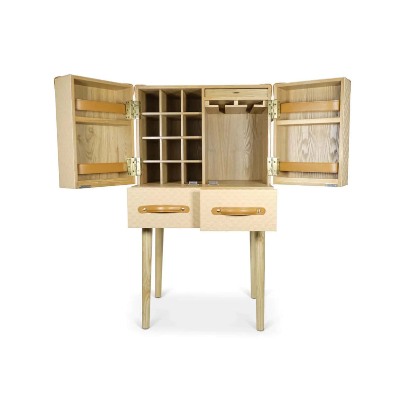 Authentic Models Mid-Century liqueur cabinet, beige