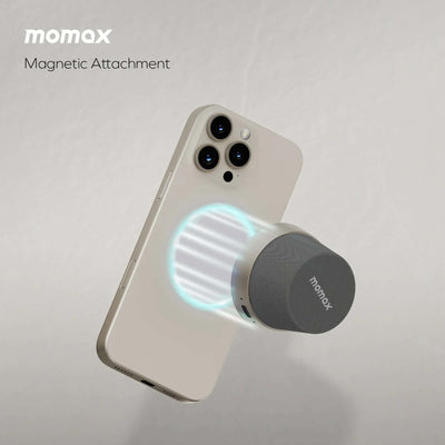 Momax 1-Vibe Go magnetic wireless speaker, titanium