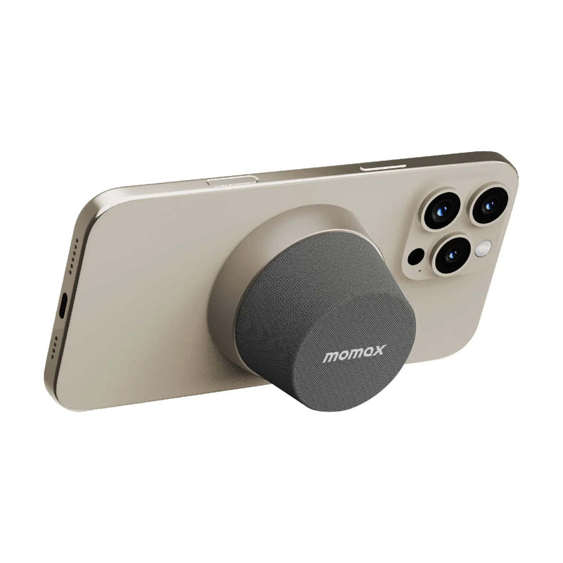 Momax 1-Vibe Go magnetic wireless speaker, titanium