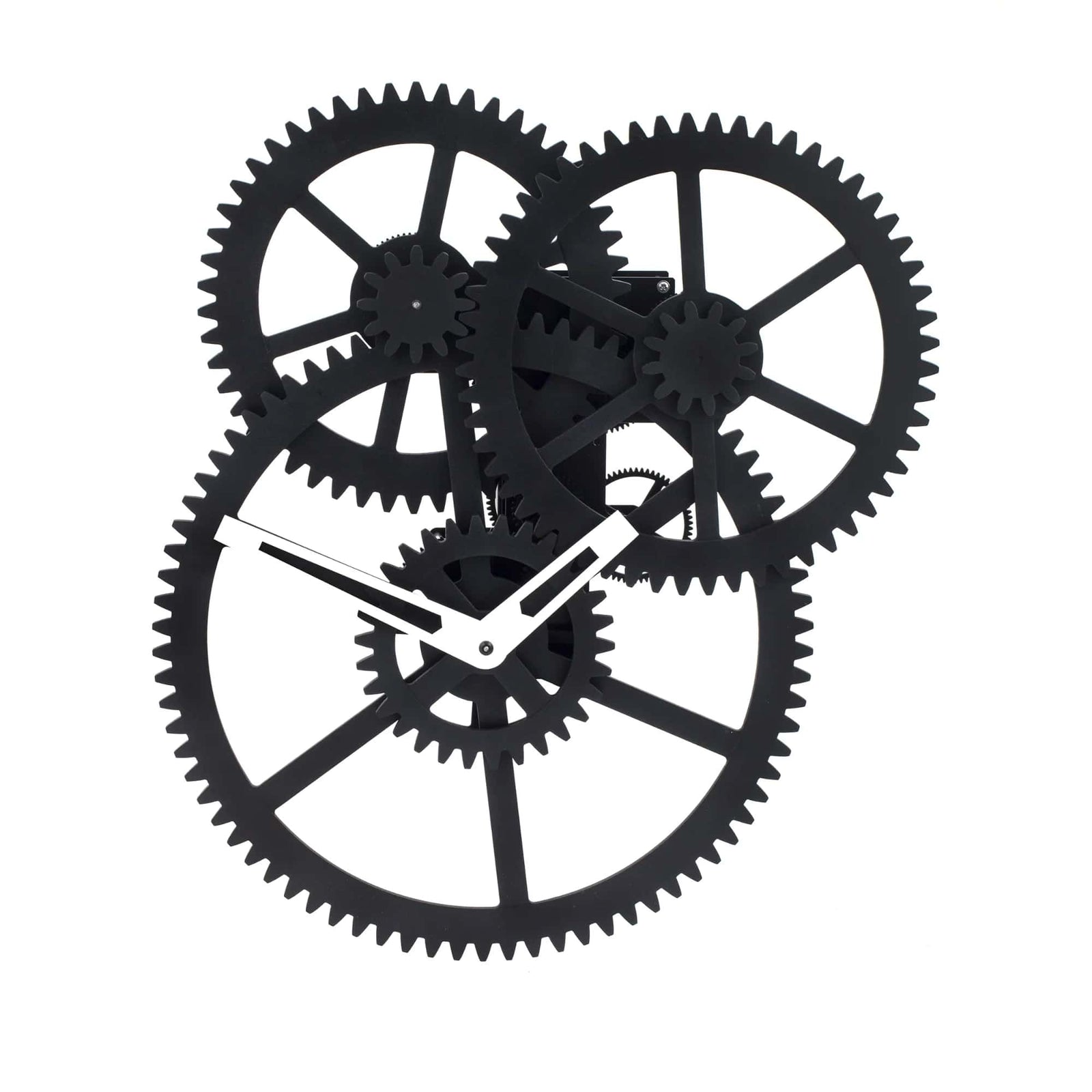 Kikkerland Triple Gear wall clock