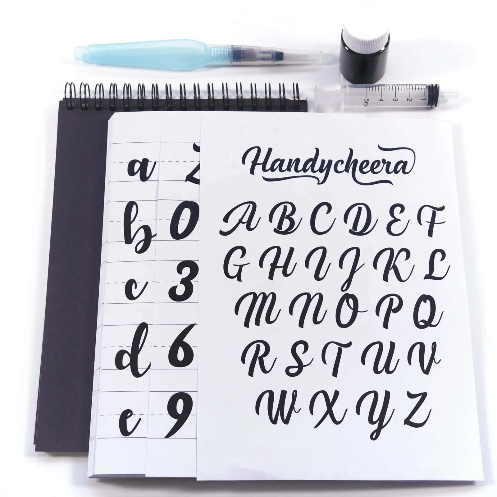 Kikkerland rafters Brush Lettering Kit