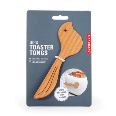 Kikkerland Bird Toaster Tongs