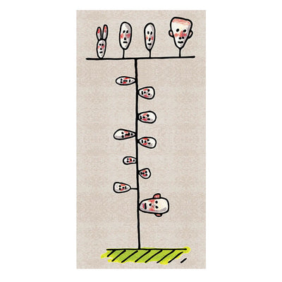 Qeeboo Genetic Tales Runner Carpet by Andrea Branzi