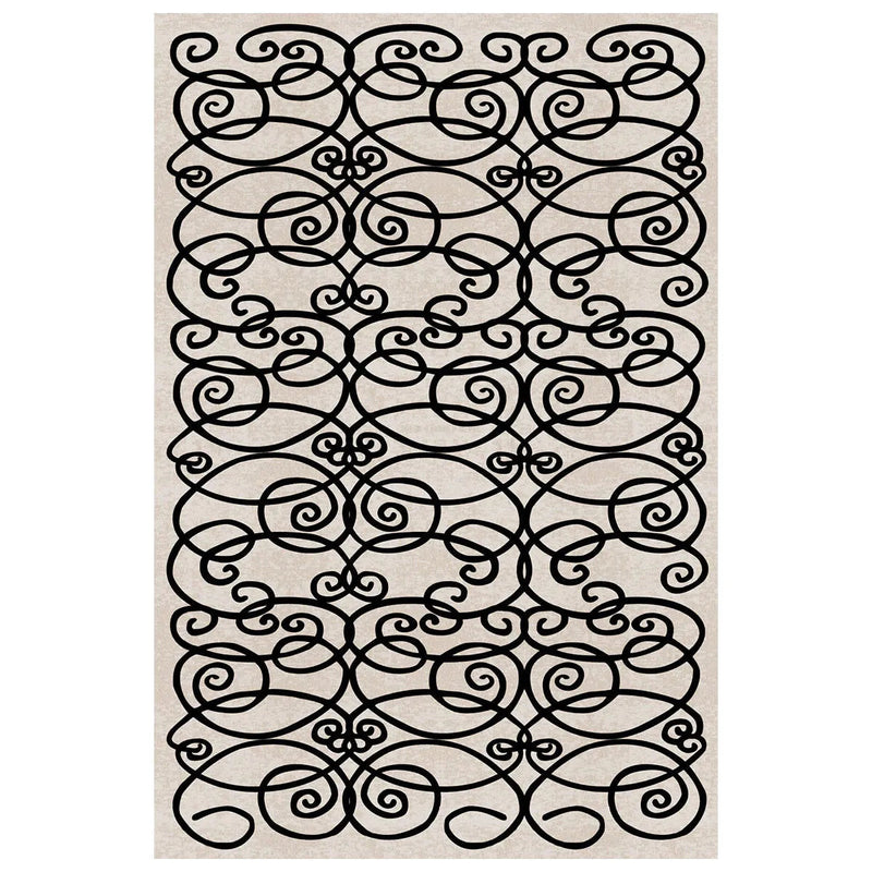Qeeboo Mirring Rectangular Carpet by Kris Ruhs