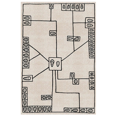 Qeeboo Genetic Tales Rectangular Carpet by Andrea Branzi