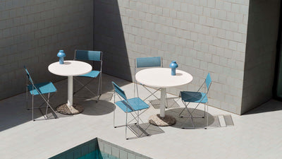 Hay X-line chair, powder blue