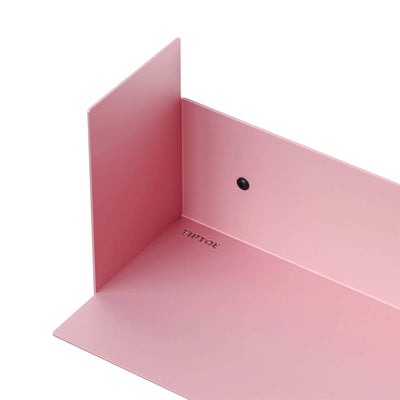 Tiptoe Pli steel wall shelf 45cm, powder pink