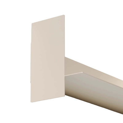 Tiptoe Pli steel wall shelf 45cm, cream white