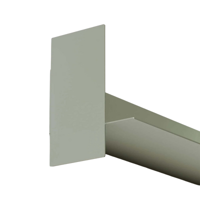Tiptoe Pli steel wall shelf, eucalyptus grey