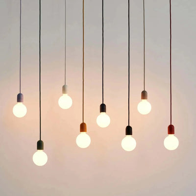 Hay Common pendant cord set, beton grey