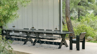 Hay X-line chair, powder blue