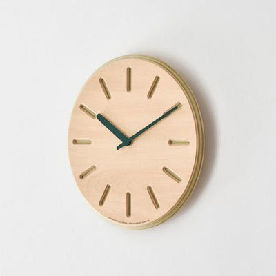 Lemnos Paper-Wood (Line) clock