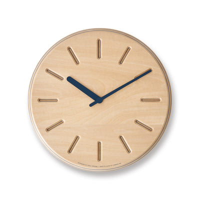 Lemnos Paper-Wood (Line) clock