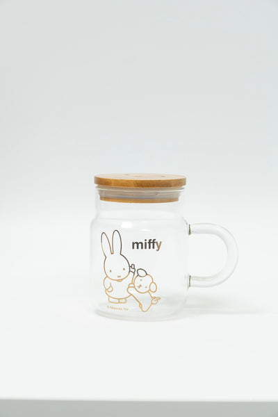 Miffy handmade drinking glass