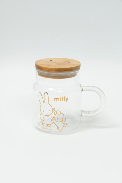 Miffy handmade drinking glass