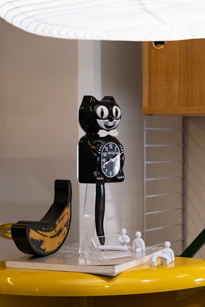 Kit-Cat Klock wall clock, black