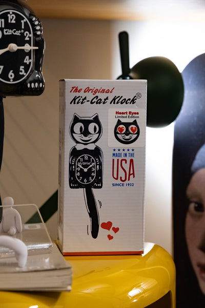 Kit-Cat Klock wall clock, black
