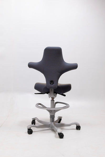 refurbished | Hag Capisco 8106 Fabric, petrolium/silver