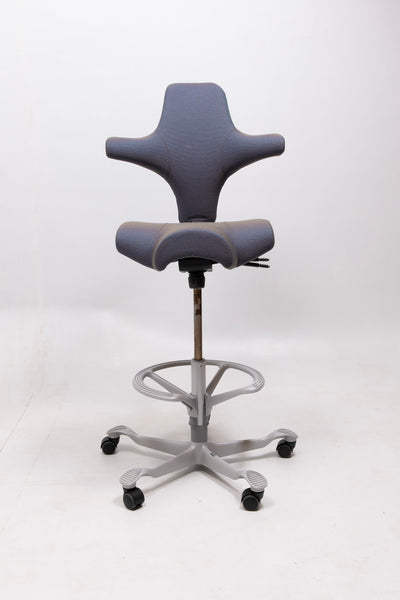 refurbished | Hag Capisco 8106 Fabric, petrolium/silver