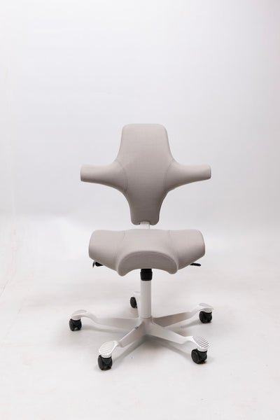 refurbished | Hag Capisco 8106 Fabric, light grey/white