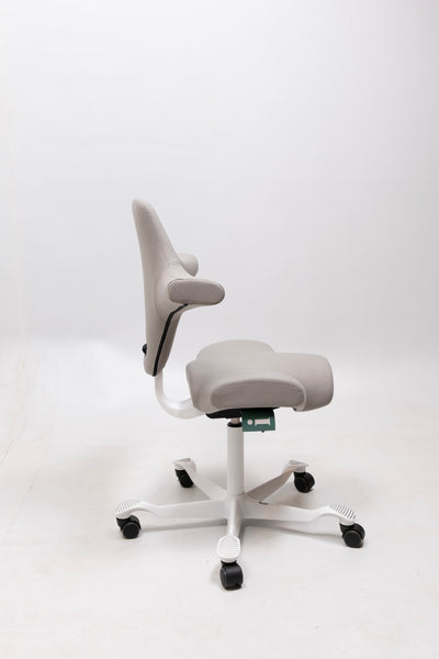 refurbished | Hag Capisco 8106 Fabric, light grey/white