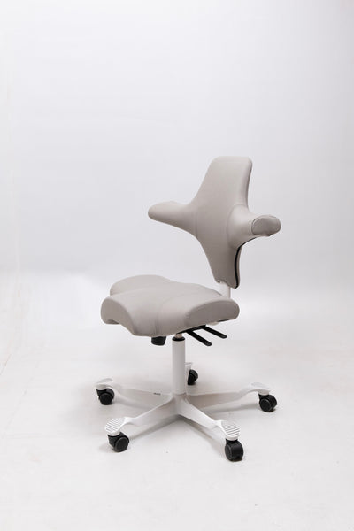 refurbished | Hag Capisco 8106 Fabric, light grey/white