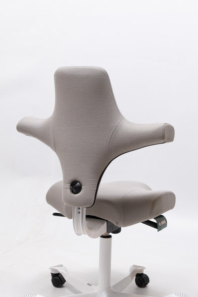 refurbished | Hag Capisco 8106 Fabric, light grey/white