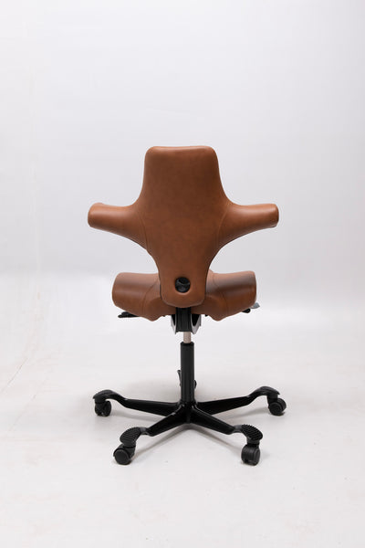 refurbished | Hag Capisco 8106 Leather, cognac/black