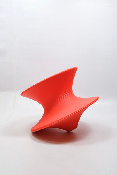 Magis Spun lounge chair, red