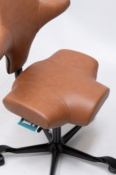 refurbished | Hag Capisco 8106 Leather, cognac/black