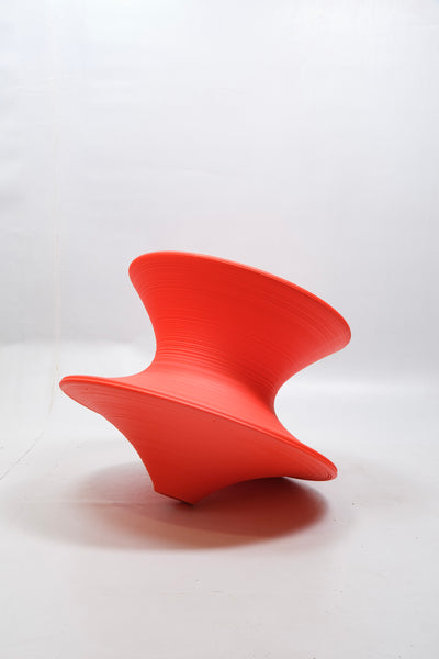 Magis Spun lounge chair, red
