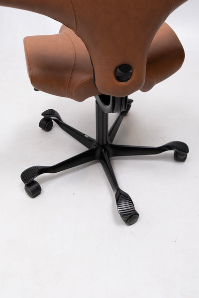 refurbished | Hag Capisco 8106 Leather, cognac/black