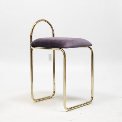 refurbished | Aytm Angui chair, anthracite/gold
