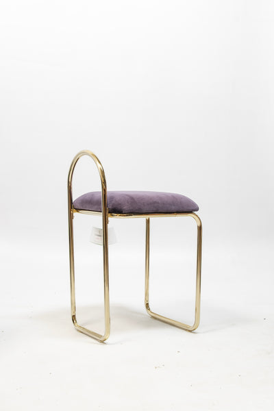 refurbished | Aytm Angui chair, anthracite/gold