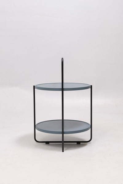 refurbished | Andersen Tray Table, Petroleum (Ø46xH68cm)