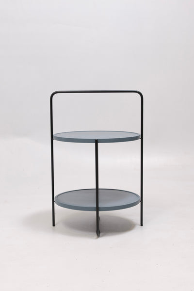 refurbished | Andersen Tray Table, Petroleum (Ø46xH68cm)