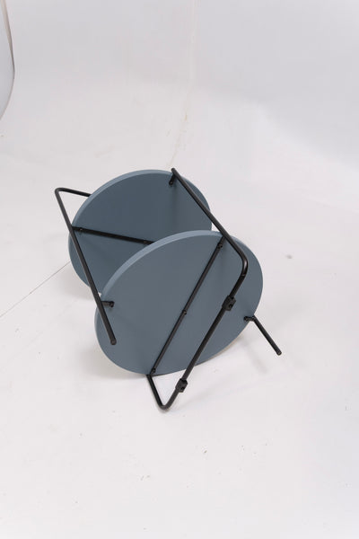 refurbished | Andersen Tray Table, Petroleum (Ø46xH68cm)