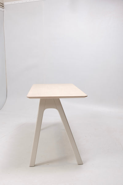 refurbished | Blu Dot Stash desk, ash/white