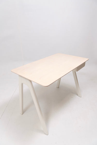 refurbished | Blu Dot Stash desk, ash/white