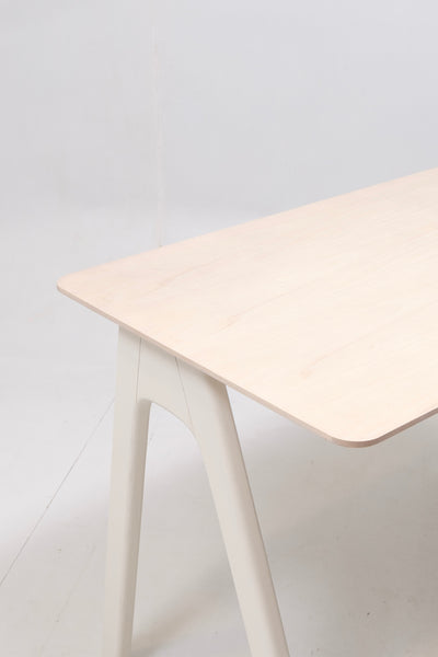 refurbished | Blu Dot Stash desk, ash/white