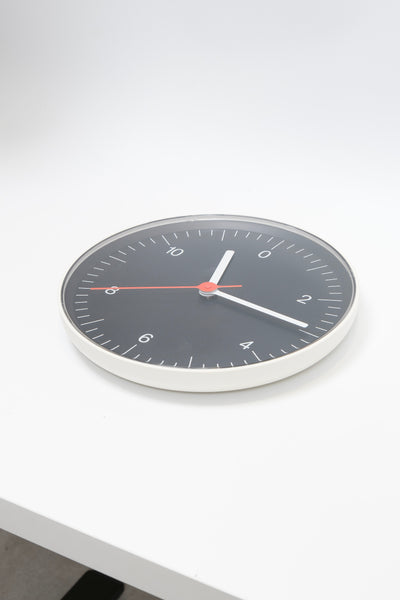 refurbished | HAY wall clock, black