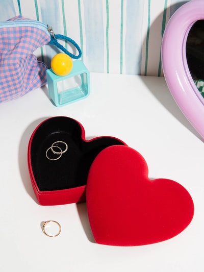 Doiy Love storage box, red