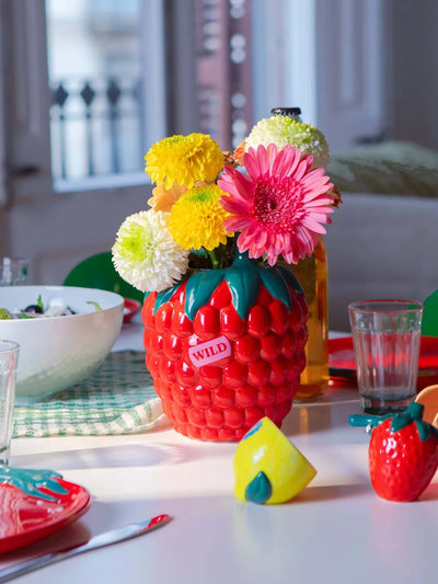 DOIY Farmers' Market Raspberry vase