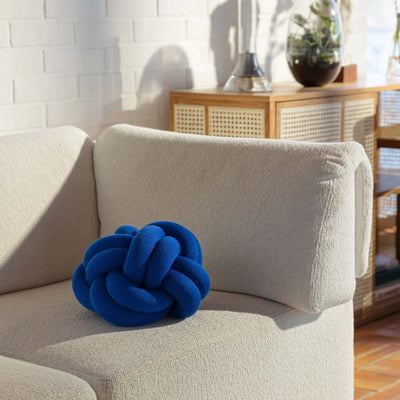 Design House Stockholm Knot cushion, klein blue