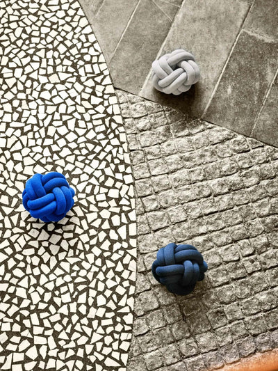 Design House Stockholm Knot cushion, klein blue