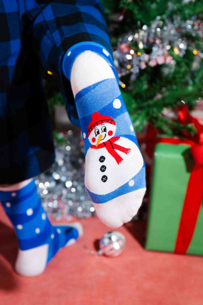 EMS Xmas Snowman socks